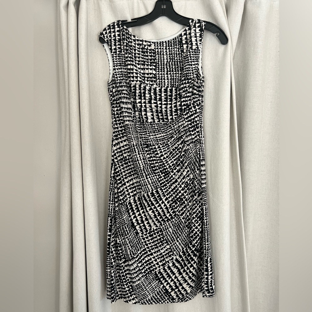 Black and White Lauren by Ralph Lauren wrap dress Size 6